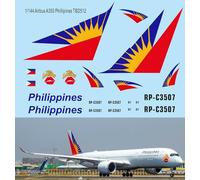 1/144 Decals pour Airbus A350 Philipines Airlines Livery TB Decal TBD512