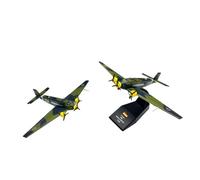 1/144 pour La Seconde Guerre Mondiale Junkers Ju52 Aircraft Transport Militaire en Métal Moullé (avec Support) Aircraft Modèle Modèle Collecteur D'avions Militaires Gift Afficher