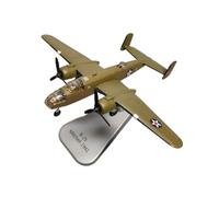 1/144 pour Métal Moulé sous Pression WWII B25 Mitchell Bomber Alliage Modèle Avion Jouets Collection Souvenir (avec Support) Affichage Cadeau