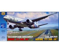 Boeing 777-300 Er Plastique Kit 1:144 Model Zvezda