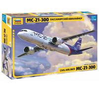 Zvezda Maquette d'avion MC-21-300 Irkut 1:144 Kit plastique Réplique détaillée Multicolore