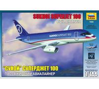 Zvezda Maquette Sukhoï Superjet 100 – Échelle 1:144 – Kit Z7009
