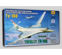 Zvezda Maquette 1:144 Tupolev Tu-160 Bombardier stratégique supersonique russe Z7002