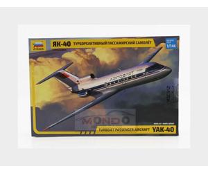 1:144 ZVEZDA Yakovlev Yak-40 Turbojet Passenger Aircraft Airplane Kit ZS7030