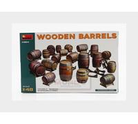 1:148 MINIART Accessories Wooden Barrels Kit MA49014