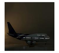 1 150 adapté pour Boeing 747 B747 modèle d'avion avec lumières et Roues Avion en résine Plastique moulé sous Pression Kit de Jeu de Passe-Temps(B)