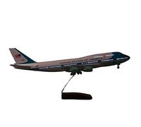 1: 150 Modèle d'avion des États-Unis D'Amérique pour Les Avions B747 avec Lumières Et Train D'atterrissage Ensemble de Jeu de Passe-Temps Miniature(with Light)