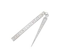 1-15mm ensemble jauge d'épaisseur de cale règle de dégagement sonde jauge conique outils de mesure d'écart règle en acier jauge d'épaisseur de soupape de cale