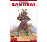 MiniArt Figurine Guerrier Samouraï 16028 1:16 – Kit plastique à assembler, non peint, multicolore
