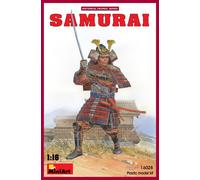 MiniArt 16028 1:16 Fig. Guerrier Samouraï-Reproduction fidèle à l'original, modèle réduit, kit Plastique, Bricolage, Loisirs créatifs, Collage, kit modèle, à Assembler, Non Peint, Multicolore