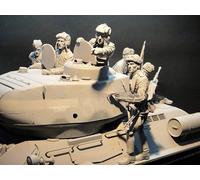 1/16 WWII Soviet Tank Soldier Resin Model Kit Kit de maquettes en résine de Soldat Non Peint et Non assemblé (7 Figurines, Pas de Tanks) //C7H4d8Z
