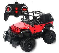 1:18 2WD 4CH Electric Wireless Alloy Remote Control Charging Door Opener Car with LED Light Kids Red Toy