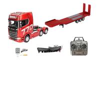 1:18 6x4 770S Heavy Duty RC Selle Traction Arrière Klaxon Éclairage | Modèle de collection d'une remorque de selle pour adulte + remorque de selle avec plate-forme à l'échelle 1:18 + kit de mise