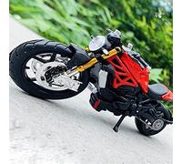 1/18 Alliage Moto Modèle Jouet Voiture Cadeau Collection avec Amortisseur Course Modèle Garçon Jouet pour Monster 1200 S 2014
