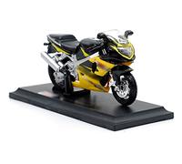 1/18 Alliage Moulé sous Pression Modèle De Moto Jouet Amortisseur De Choc Fonctionnel pour GSX R600 pour Enfants Cadeaux Collection De Jouets