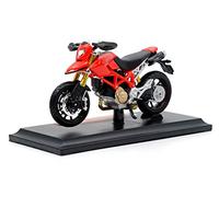 1:18 Alliage Moulé sous Pression Modèle De Moto Jouet D'amortisseur Fonctionnel pour Enfants Collection De Cadeaux pour Hypermotard 1100S