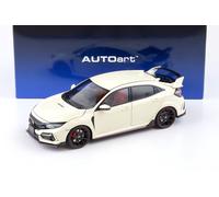 Honda Civic Type R FK8 2021 Modèle de Voiture Blanc 1:18 Autoart