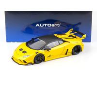 AUTOart - Voiture Miniature de Collection - Huracan GT Liberty Walk LB Silhouette Works - 1:18 - Metallic Yellow - Adulte unisexe - Adultes