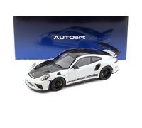 AUTOart 78176 1/18 Porsche 911 (991.2) GT3 RS Weissach Blanc - Neuf