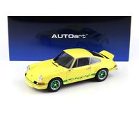 1:18 AUTOart Porsche 911 Carrera RS 2.7 Jaune Clair/ Rayures Vertes 78033