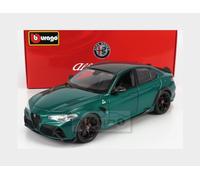 BBurago Modèle statique 1:18 Alfa Romeo Giulia GTA 2020 Vert Montréal Métallisé BU01446