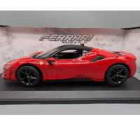 1:18 BURAGO Ferrari Sf90 Stradale Hybrid 1000Hp 2019 rouge noir BU16015