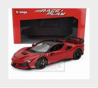 BBurago Voiture de collection Ferrari SF90 XX Stradale 1/18 – Métal, très détaillée, officielle