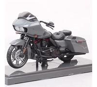 1:18 Échelle pour Harley HD CVO Road Glide Custom Tour Riders 2018 Vélo Moulé sous Pression Moto Véhicule Jouet Modèle Alliage Ornement