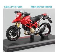1/18 Échelle pour Hypermotard 1100S Moto Street Race Bike Moto Diecasts & Véhicules Jouets Modélisation Jouets pour Garçons Enfants