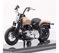 1/18 Échelle Vélo Moulé sous Pression Véhicule Rue Moto Modèle Jouets Cadeau De Passe-Temps Adulte pour Harley FLSTSB Cross Bones 2008 Softail