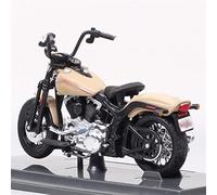 1/18 Échelle Vélo Moulé sous Pression Véhicule Rue Moto Modèle Jouets Cadeau De Passe-Temps Adulte pour Harley FLSTSB Cross Bones Softail 2008