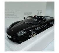 1 18 for Porsche Carrera GT Noir Simulation Alliage Adulte Collection Décoration Cadeau Voiture Modèle Jouet Artisanat Répliques Miniatures