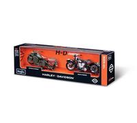 1:18 Harley Davidson Decade DUOS 40'S - Premium Quality Toy with Realistic Details, Safe for Kids, Encourages Imaginative Play - Maisto Bburago