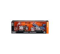 1:18 Harley Davidson Decade DUOS 80'S - Premium Quality Toy with Realistic Details, Safe for Kids, Encourages Imaginative Play - Maisto Bburago