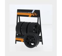 1:18 IXO Cavalletto Supporto 4X Audi Rs3 Metal Rack With 4X Tyres 18SET029W