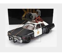 KK-Scale Voiture miniature Dodge Monaco Blues Mobile avec haut-parleur 1974 1/18