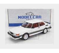 1:18 MCG Saab 900 Turbo 3-doors Blanc/Noir 1981