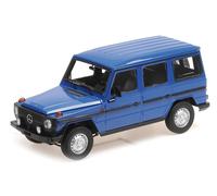 MINICHAMPS DE VOITURE STATIQUE MERCEDES BENZ CLASSE G LONG W460 1980 BLEU 1/18