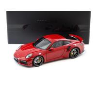 1:18 Minichamps Porsche 911 (992) Turbo S Coupé Sport Design 2021 Rouge