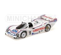 Minichamps - 962 C 200 Meilen Von Nurnberg 1985 Porsche Véhicule miniature, 155856509, Blanc/ Bleu/ Rouge, Echelle 1/18
