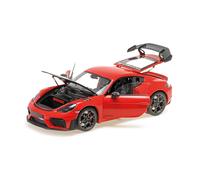 Minichamps 110062120 - Porsch. Cayman GT4 RS Red with Weissach Package 2024 - Échelle 1/18 - modèle de Voiture
