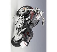 1/18 Modèle De Moto Noir Modèle Moulé sous Pression pour Cadeaux pour Enfants Collection Adulte pour FXDFSE CVO Fat Bob 2009