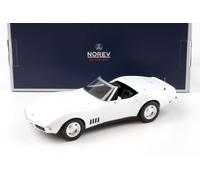 1:18 NOREV Chevrolet Corvette C3 Convertible 1969 Can Am Blanc