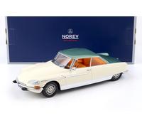 1:18 Norev Citroën DS 21 Le Leman 1968 Ivoire Et Vert Métallique 181751