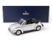 1:18 NOREV VW 1303 Coccinelle Beetle Cabriolet 1973 Argent Métallique