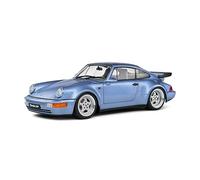 Solido 421186335 - 1:18 Porsche 911 (964) Turbo 1990 Bleu - Neuf