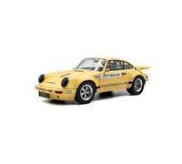 Solido – Voiture miniature Porsche 911 IROC 1:18 Jaune N°1 Fittipaldi 1974