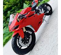 1:18 pour 1199 Panigale Alliage Moto Modèle Jouet Voiture Cadeau Collection avec Amortisseur Course Modèle Garçon Jouet