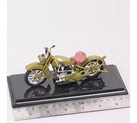 1/18 pour 1928 JDH Twin Rétro Moulé sous Pression Modèle Rue Moto Cruiser Modèle Touring Vélo Alliage Ornement
