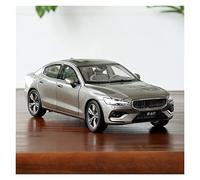 1/18 pour 2020 Volvo Nouvelle Génération S60 Métal Moulé sous Pression Haute Simulation Modèle De Voiture Artisanat(Chrome)
